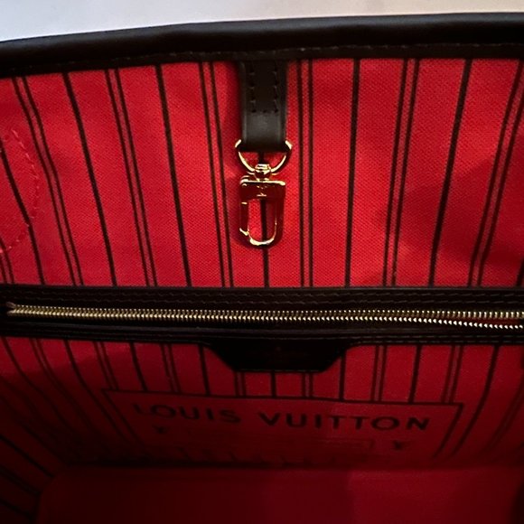 Louis Vuitton Neverful MM Damier Ebene Cherry - Picture 5 of 7